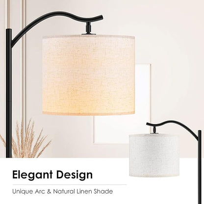 BoostArea Floor Lamp for Living Room, LED Arched Floor Lamps, Modern Standing - Image 3