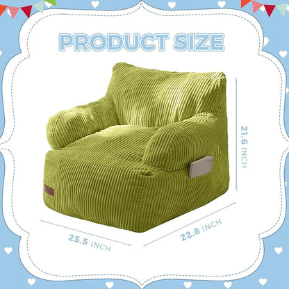 MAXYOYO Kids Bean Bag Chair, Stuffed Toddler Bean Bag Sofa - Image 2
