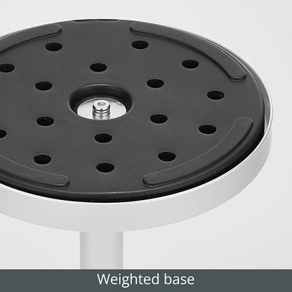 mDesign Glass Top Side/End Drink Table - Image 4
