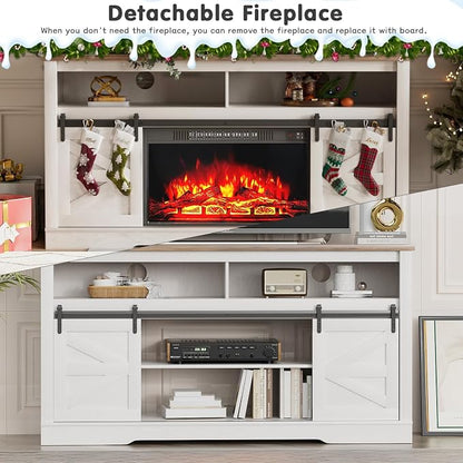 YESHOMY Fireplace TV Stand for Television up to 65+ Inch - Image 3