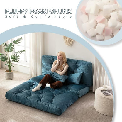 Folding Sofa Bed, Convertible Sleeper Chair - Image 3