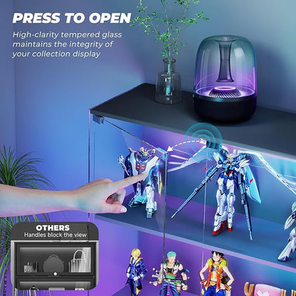 VersionTECH. Glass Display Cabinet - Image 5