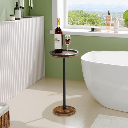 HOOBRO Small Round Side Tables, Drink Tables, Coffee Martini Tables - Image 9