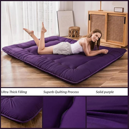 MAXYOYO Japanese Floor Mattress Futon Mattress, Thicken Sleeping Pad Foldable - Image 4