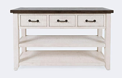 Jofran Madison County Pine Farmhouse Console Table 50", Sofa Table - Image 3
