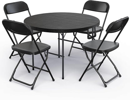 Our Modern Space 3.5 Feet Circular Round Foldable Table - Image 7