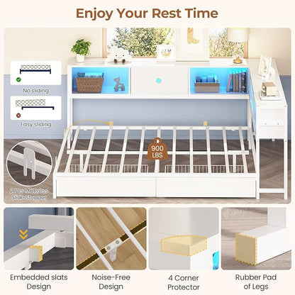 Hasuit Corner Full Bed Frame - Image 8