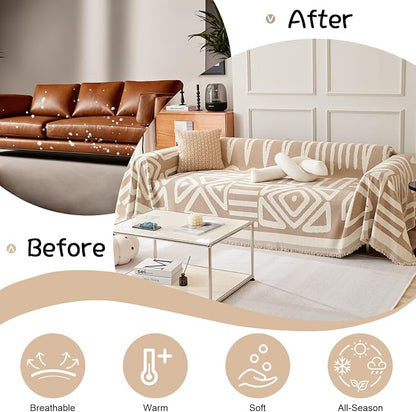 VClife Boho Couch Cover, Washable Sofa Cover - Image 5
