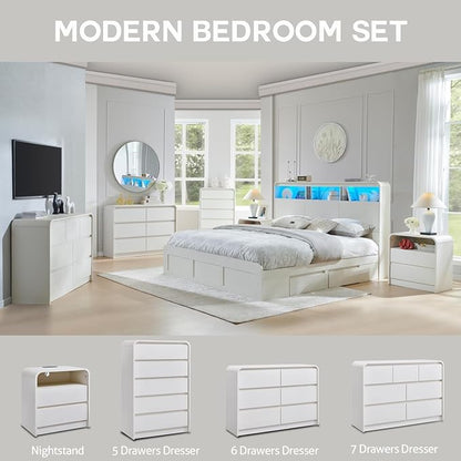 Aitjunz Modern 6 Drawers Dresser - Image 6