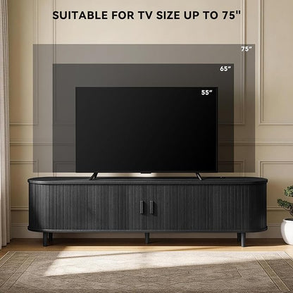 65" Mid Century Modern TV Stand - Image 7