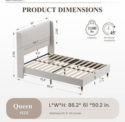 MALOL Queen Size Bed Frame - Image 2