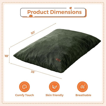 MAXYOYO 3 in 1 Kids Bean Bag Chair Couch, Convertible Chair Folds from Bean Bag - Image 2