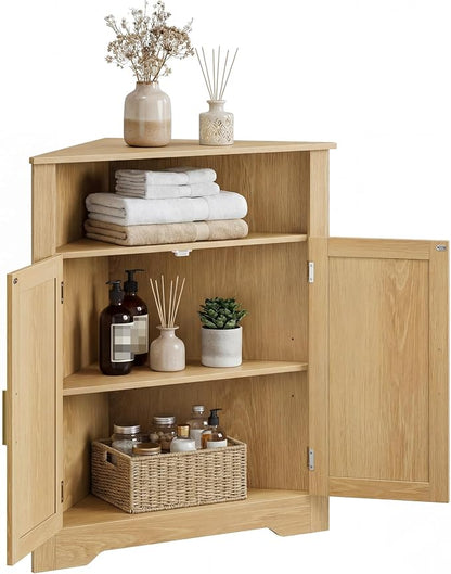 Smuxee Bathroom Corner Cabinet, Floor Corner Storage Cabinet - Image 9