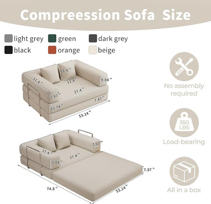 BSHOMGI 4 in 1 Futon Sofa Bed Queen Size - Image 2