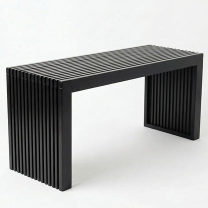 Bamboo Natural 36 inch Wooden Bench, Small Wood Benches by SWEVEN