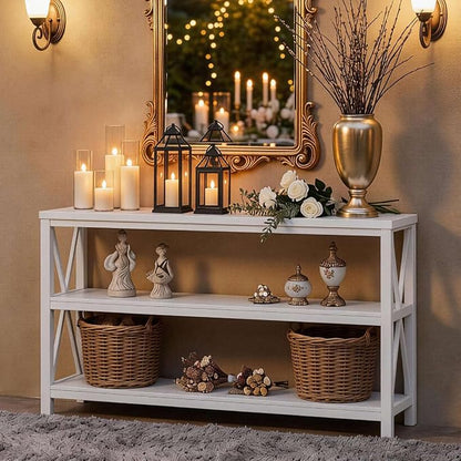 FATORRI Console Table for Entryway, Long Sofa Table - Image 7