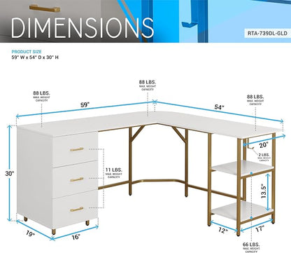 Techni Mobili L Shaped Desk - Image 3