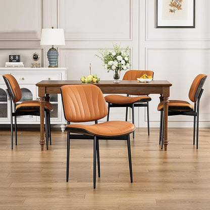YaFiti Dining Chairs Set of 2, Mid Century Modern Dining Room and Kitchen Chairs - Image 3