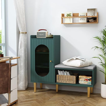 HLR Storage Bench Set of 2, L-Shaped Storage Cabinet - Image 4