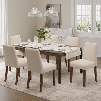 Dining Chairs Set of 6, Modern Dining Room Chairs - Image 3