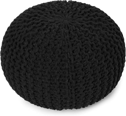 REDEARTH Round Pouf Foot Stool Ottoman by REDEARTH