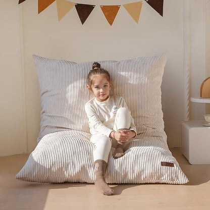 MAXYOYO 3 in 1 Kids Bean Bag Chair Couch, Convertible Chair Folds from Bean Bag by MAXYOYO