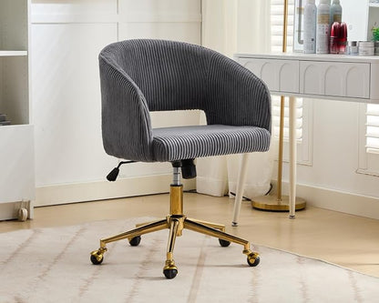 KCC Home Office Chair Swivel Desk Chair Accent Armchair Upholstered Modern - Image 9