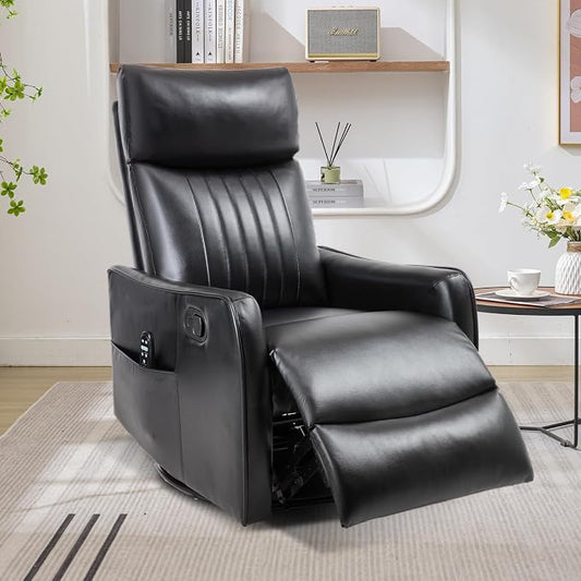 Trustyue Swivel Rocker Recliner Chair, 360° Swivel Recliner by Trustyue