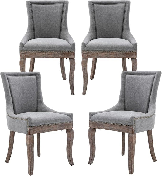 Modern Dining Chairs Set of 4, High Back Dining Chairs Side Chairs by MZDOO