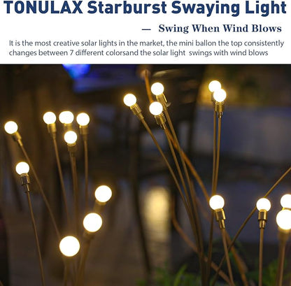 TONULAX Solar Garden Lights 8 Pack - Image 6