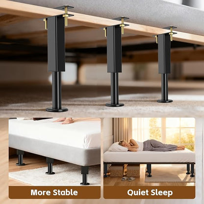 Bed Support Legs, 6.2-8 in Heavy Duty Metal Furniture Feet - Image 4