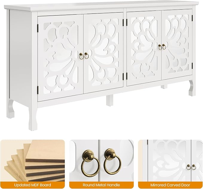 RoyalCraft 63'' Buffet Cabinet - Image 5