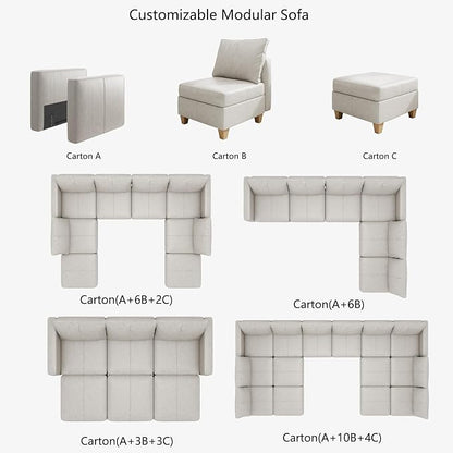 EASE MOOSE Middle Module Seat for Modular Sofa - Image 8