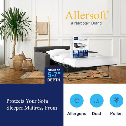 Allersoft| Queen Sleeper Sofa Mattress Cover - Image 8