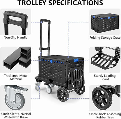 KEDSUM 4-in-1 Convertible Dolly Cart - Image 6