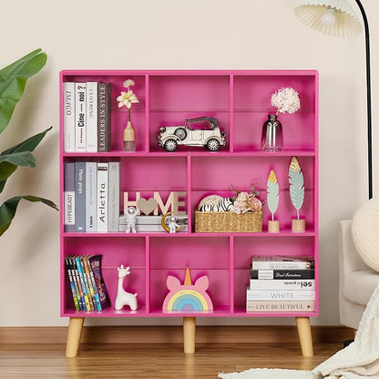 LEYAOYAO Bookshelf, 3 Tier Book Shelf - Image 3