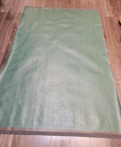 NAT Leathers | Hunter Green Soft Faux Vegan Leather PU | 4 Yards Cut by The - Image 6