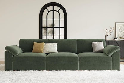 EASE MOOSE Sectional Modular Sofa, Comfty 3 Seat Cloud Couch, FSC Certified by EASEMOOSE