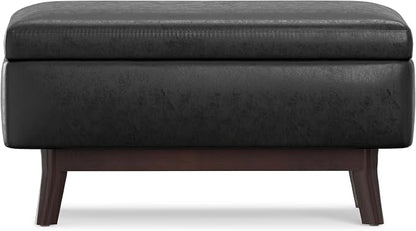 SIMPLIHOME Owen Small Rectangular Storage Ottoman - Image 6