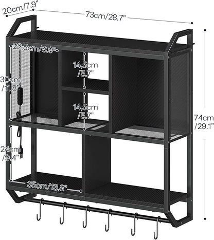 HOOBRO Gaming Floating Shelves - Image 3