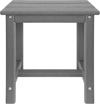 GARDENSTAR Adirondack Square Side Table, one-Tier Outdoor end Table, Patio Side - Image 8