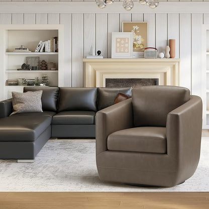 COLAMY 360° Swivel Accent Chair - Image 7