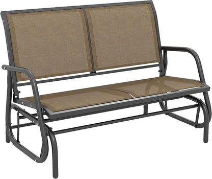 Outsunny 2-Person Outdoor Glider Bench, Patio Double Swing Rocking Chair by Outsunny