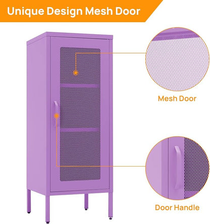 Slim Metal Storage Cabinet - Image 6
