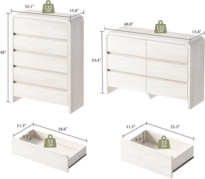 Modern 4-Piece Bedroom Furniture Set - Image 2