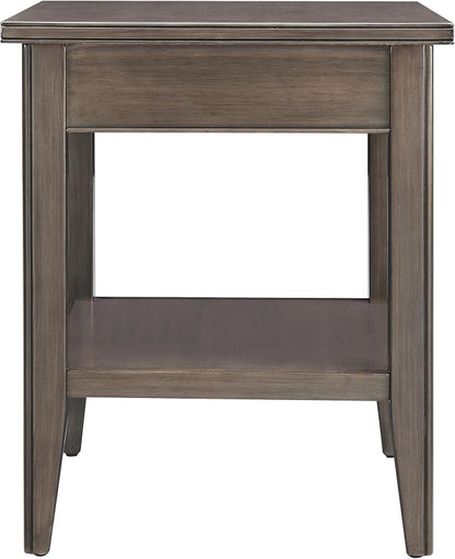 Leick Home Laurent End Table, Solid Wood, - Image 6