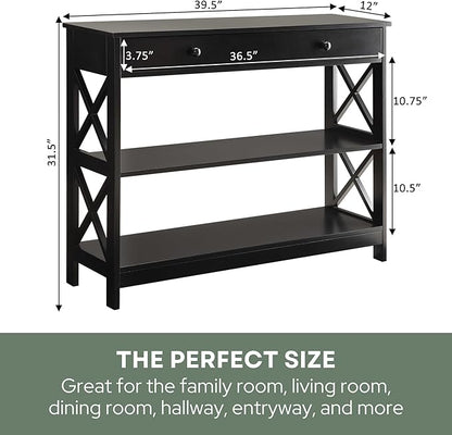 Convenience Concepts Oxford 1-Drawer Console Table 39.5" - Image 3