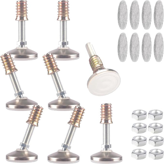 HUAYY Furniture Levelers Swivel Feet, Angle Height Adjustable, Heavy Duty by HUAYY