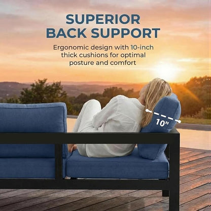 Solaste Aluminum Patio Furniture Set - Image 6