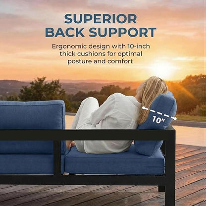 Solaste Aluminum Patio Furniture Set - Image 6